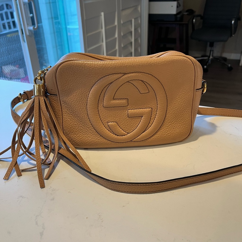 Gucci Leather Disco Bag